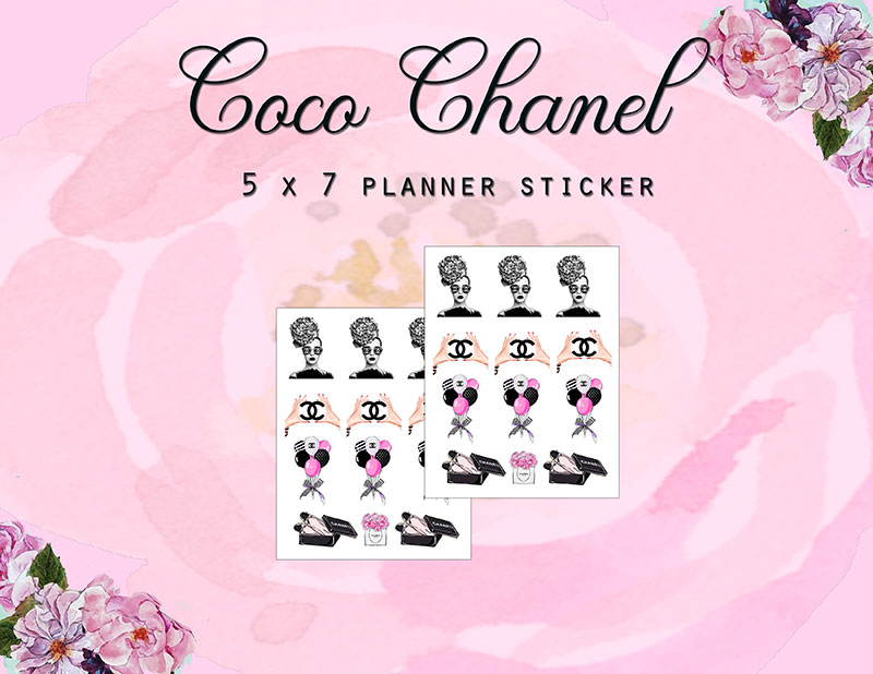 Chanel Stickers (2 sheets) - Lanz Santos